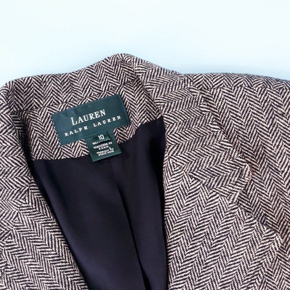 (SOLD) Vtg Ralph Lauren elbow patch wool coat - Picture 5 of 5